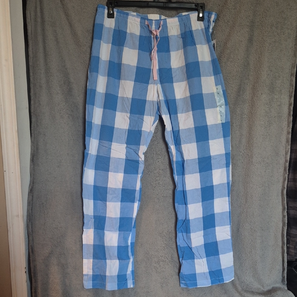 Old Navy Blue and White Pajama Pants